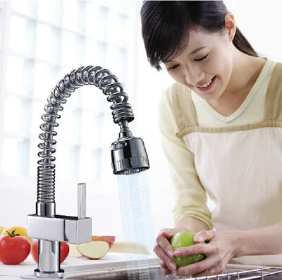 Chrome Single Handle Pull Out Centerset Kitchen Tap CL001K Chrome Single Handle Pull Out Centerset Kitchen Tap CL001K