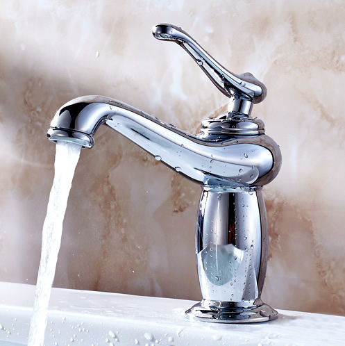 Contemporary Brass Chrome Finish Bathroom Sink Tap T0560 Contemporary Brass Chrome Finish Bathroom Sink Tap T0560