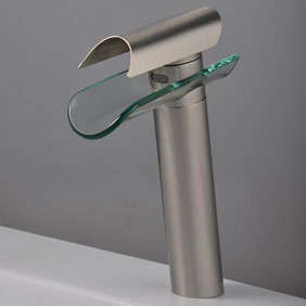 Contemporary Single Handle Nickel Brushed Bathroom Sink Tap T0814HS Contemporary Single Handle Nickel Brushed Bathroom Sink Tap T0814HS