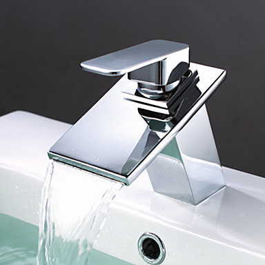 Brass Waterfall Bathroom Sink Tap T0818BR Brass Waterfall Bathroom Sink Tap T0818BR