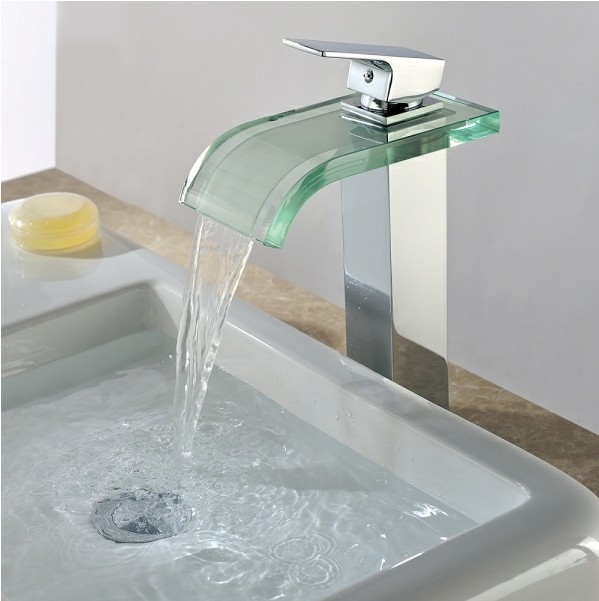 Single Handle Chrome Waterfall Bathroom Sink Tap T0822H Single Handle Chrome Waterfall Bathroom Sink Tap T0822H