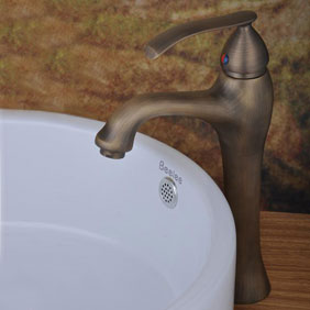 Bronze Single Handle Centerset Antique Bathroom Sink Tap T1715B Bronze Single Handle Centerset Antique Bathroom Sink Tap T1715B