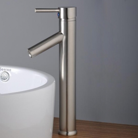 Single Handle Nickel Brushed Centerset Bathroom Sink Tap T1801S Single Handle Nickel Brushed Centerset Bathroom Sink Tap T1801S