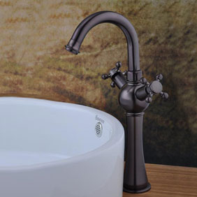 Oil Rubbed Bronze Double Handle Centerset Antique Bathroom Sink Tap T1808B Oil Rubbed Bronze Double Handle Centerset Antique Bathroom Sink Tap T1808B