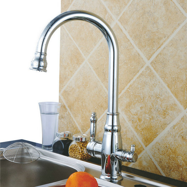 Three Flow Kitchen tap with pure water RO Tap T3001 Three Flow Kitchen tap with pure water RO Tap T3001