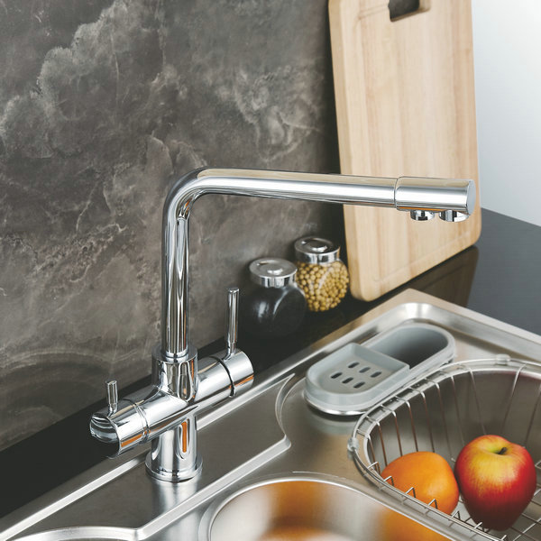 Hot And Cold Water Chrome And RO filter water Tap T3307 Hot And Cold Water Chrome And RO filter water Tap T3307