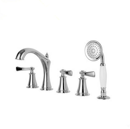 New Arrival Classic Designed Chrome Widespread Tub Tap with Hand Shower BT2279 New Arrival Classic Designed Chrome Widespread Tub Tap with Hand Shower BT2279