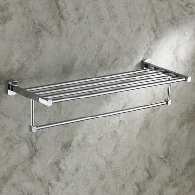 Solid Brass Chrome Finishd Bathroom Shelf With Towel Bar TCB7303 Solid Brass Chrome Finishd Bathroom Shelf With Towel Bar TCB7303
