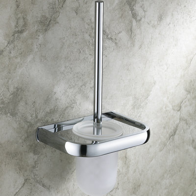 Modern Design Wall Mount Toilet Brush Holder With Shelf TCB7404 Modern Design Wall Mount Toilet Brush Holder With Shelf TCB7404