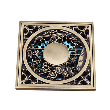 Bathroom Accessory Antique Brass Finish Solid Brass Floor Drain FD006 Bathroom Accessory Antique Brass Finish Solid Brass Floor Drain FD006