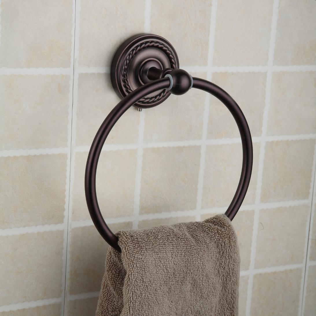 Oil Rubbed Bronze Brass Wall-mounted Towel Ring ORB1009 Oil Rubbed Bronze Brass Wall-mounted Towel Ring ORB1009