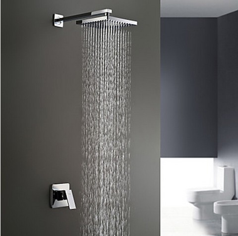 Chrome Wall Mount Rain Single Handle Shower Tap TSC031 Chrome Wall Mount Rain Single Handle Shower Tap TSC031