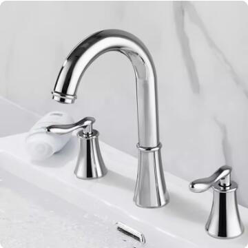 Brass Chrome Finished Basin Tap Two Handles Mixer Bathroom Sink Tap T0178C Brass Chrome Finished Basin Tap Two Handles Mixer Bathroom Sink Tap T0178C