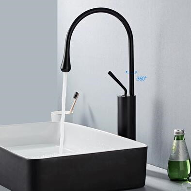 Antique Basin Tap Black Bronze Brass Bathroom Mixer Sink Tap High Verison T0411BH Antique Basin Tap Black Bronze Brass Bathroom Mixer Sink Tap High Verison T0411BH