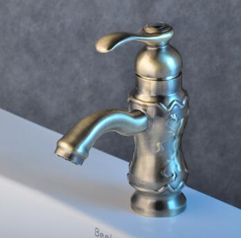 Solid Brass Bathroom Sink Tap - Nickel Brushed Finish T0425N Solid Brass Bathroom Sink Tap - Nickel Brushed Finish T0425N