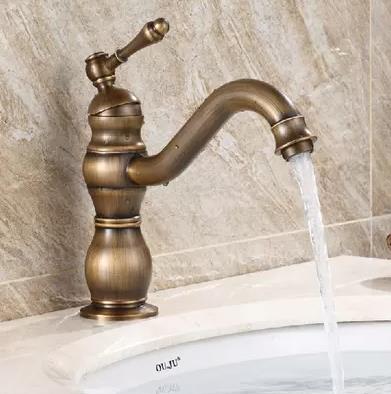 Antique Bathroom Sink Tap (Antique Copper Finish) T0427A Antique Bathroom Sink Tap (Antique Copper Finish) T0427A