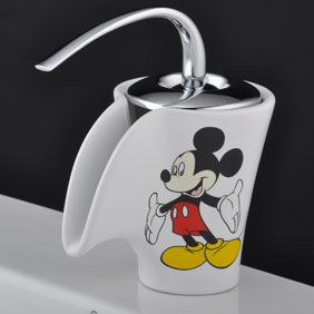Ceramic Tap Blue and White Porcelain (Finish Painting) T0539B Ceramic Tap Blue and White Porcelain (Finish Painting) T0539B