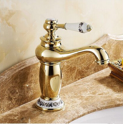 New European Style Mixer Bathroom Sink Tap Ti-PVD T1120SB New European Style Mixer Bathroom Sink Tap Ti-PVD T1120SB