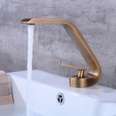 Antique Brass Bathroom Sink Tap Art Designed Mixer Tap TA0119 Antique Brass Bathroom Sink Tap Art Designed Mixer Tap TA0119