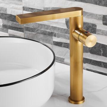 Antique Brass Designed Handle Rotatable Basin Tap Mixer Tall Bathroom Sink Tap TA0178H Antique Brass Designed Handle Rotatable Basin Tap Mixer Tall Bathroom Sink Tap TA0178H