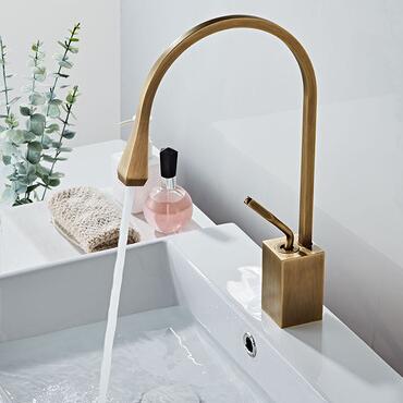 Antique Basin Tap Fashion Designed Brass Mixer Bathroom Sink Tap TA0358 Antique Basin Tap Fashion Designed Brass Mixer Bathroom Sink Tap TA0358