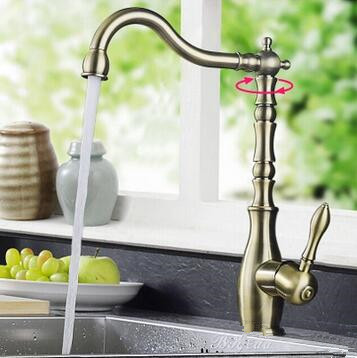 Antique High Quality Nickel Brushed Mixer Kitchen Sink Tap TA0448N Antique High Quality Nickel Brushed Mixer Kitchen Sink Tap TA0448N