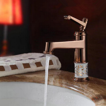 Antique Brass Rose Gold Bathroom Mixer Water Single Handle Sink Tap TA091R Antique Brass Rose Gold Bathroom Mixer Water Single Handle Sink Tap TA091R