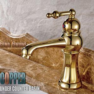 New Arrival Golden Printed Bathroom Sink Tap TA2028G New Arrival Golden Printed Bathroom Sink Tap TA2028G