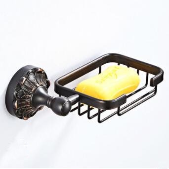 Antique Black Brass Wall Mounted Bathroom Accessory Soap Holder TAB048 Antique Black Brass Wall Mounted Bathroom Accessory Soap Holder TAB048