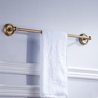 Antique Brass Finish Wall-mounted Single Towel Bar TAB2005 Antique Brass Finish Wall-mounted Single Towel Bar TAB2005