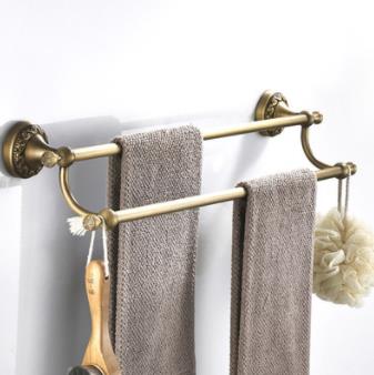 Double Antique Brass Towel Bar TAB6102 Double Antique Brass Towel Bar TAB6102
