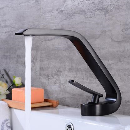 Antique Bathroom Sink Tap Black Brass Bronze Art Designed Mixer Tap TB0119 Antique Bathroom Sink Tap Black Brass Bronze Art Designed Mixer Tap TB0119