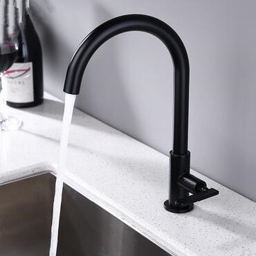 Brass Matt Black Finished Cold Water Only Rotatable Laundry Table Tap Kitchen Sink Tap TB0149S Brass Matt Black Finished Cold Water Only Rotatable Laundry Table Tap Kitchen Sink Tap TB0149S