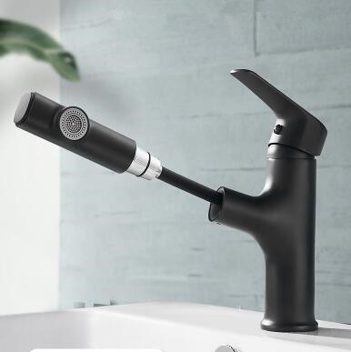 Antique Basin Tap Black Bronze Brass Pull Out Mixer Bathroom Sink Tap TB0189 Antique Basin Tap Black Bronze Brass Pull Out Mixer Bathroom Sink Tap TB0189
