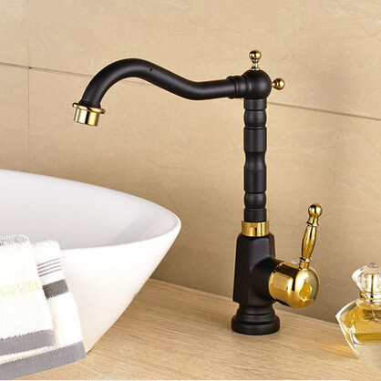 Antique Brass Black Bronze Bathroom Mixer Tap Rotatable TB018S Antique Brass Black Bronze Bathroom Mixer Tap Rotatable TB018S