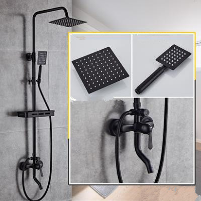 Antique Black Baking Finished Rainfall Bathroom Shower Tap TB0198FS Antique Black Baking Finished Rainfall Bathroom Shower Tap TB0198FS