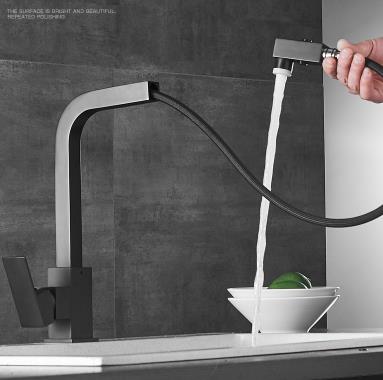 Kitchen Taps Antique Black Brass Pull Out Mixer Kitchen Sink Tap TB0260P Kitchen Taps Antique Black Brass Pull Out Mixer Kitchen Sink Tap TB0260P