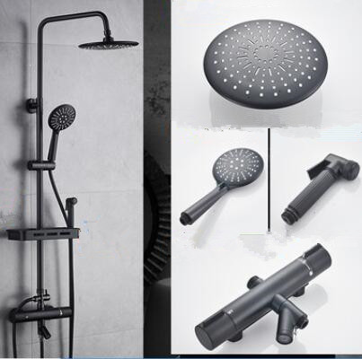 Thermostatic Matt Black Bahtroom Brass Mixer Rainfall Shower Tap Thermostatic Brass Matt Black Bahtroom Mixer Rainfall Shower Tap TB0468F Thermostatic Matt Black Bahtroom Brass Mixer Rainfall Shower Tap Thermostatic Brass Matt Black Bahtroom Mixer Rainfall Shower Tap TB0468F