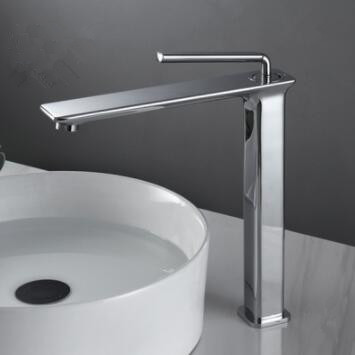 Bright Chrome Finished Basin Tap Tall Mixer Bathroom Sink Tap TC0318 Bright Chrome Finished Basin Tap Tall Mixer Bathroom Sink Tap TC0318