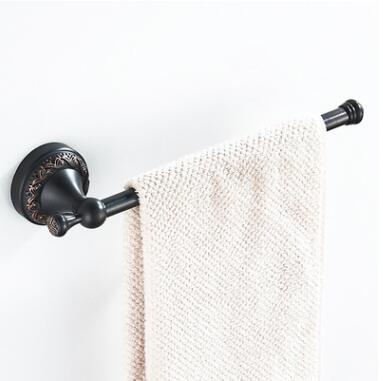 Antique Black Bronze Brass Short Simple Bathroom Accessory Single Towel Bar TCB037 Antique Black Bronze Brass Short Simple Bathroom Accessory Single Towel Bar TCB037
