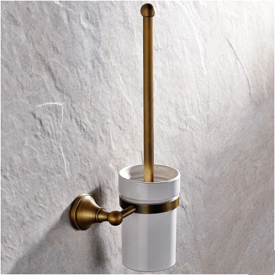 Antique Brass Wall-mounted Toilet Brush Holder TCB0790 Antique Brass Wall-mounted Toilet Brush Holder TCB0790