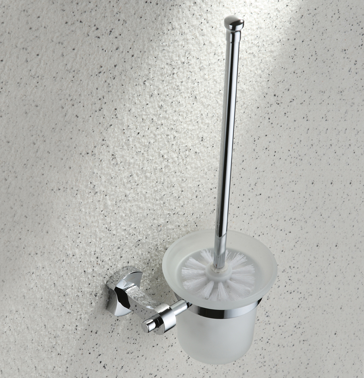 Chrome Brass Wall-mounted Toilet Brush Holder TCB2006 Chrome Brass Wall-mounted Toilet Brush Holder TCB2006