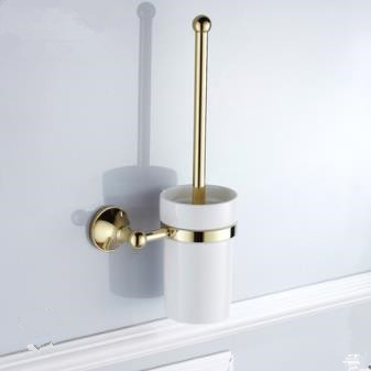 Antique Brass Ti-PVD Wall-mounted Toilet Brush Holder TGB1006 Antique Brass Ti-PVD Wall-mounted Toilet Brush Holder TGB1006