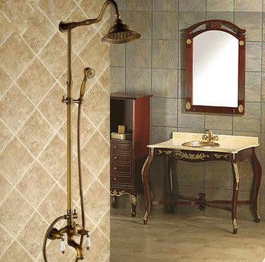 Contemporary 8 inch Shower Head + Hand Shower Tub Shower Tap TSA009 Contemporary 8 inch Shower Head + Hand Shower Tub Shower Tap TSA009