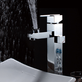 Chrome Finish Brass Bathroom Sink Tap T0607 Chrome Finish Brass Bathroom Sink Tap T0607