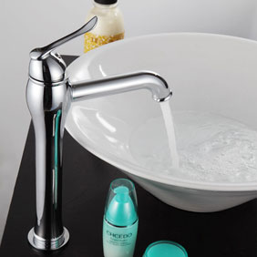 Chrome Finish Brass Bathroom Sink Tap T0610 Chrome Finish Brass Bathroom Sink Tap T0610