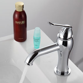 Chrome Finish Brass Bathroom Sink Tap T0612 Chrome Finish Brass Bathroom Sink Tap T0612