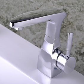 Chrome Single Handle Centerset Bathroom Sink Tap T0524 Chrome Single Handle Centerset Bathroom Sink Tap T0524