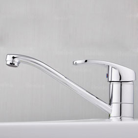Single Handle Chrome Centerset Kitchen Tap T18002 Single Handle Chrome Centerset Kitchen Tap T18002