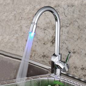Water Power LED Kitchen Sink Tap T1772F Water Power LED Kitchen Sink Tap T1772F